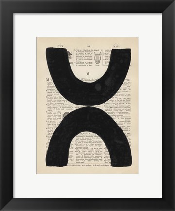 Framed Modern Definition VII Print