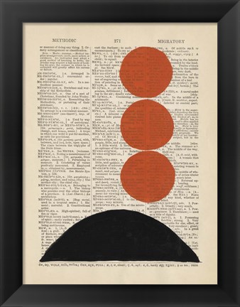 Framed Modern Definition IX Print