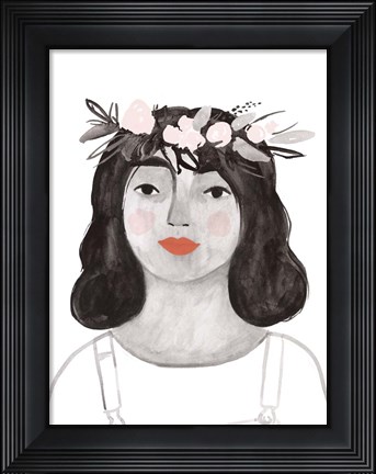 Framed Blossom Crown II Print