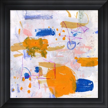 Framed Glowing Ocean IV Print