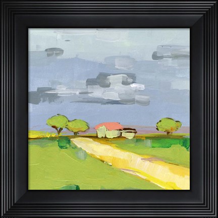 Framed Lay of the Land I Print