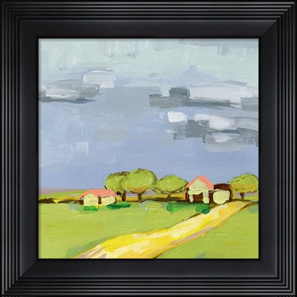 Framed Lay of the Land II Print