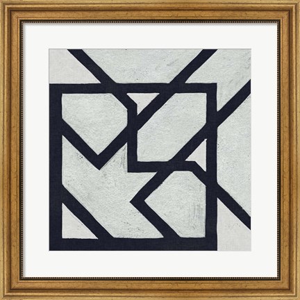 Framed Broken Square III Print