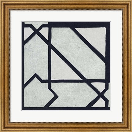 Framed Broken Square IV Print