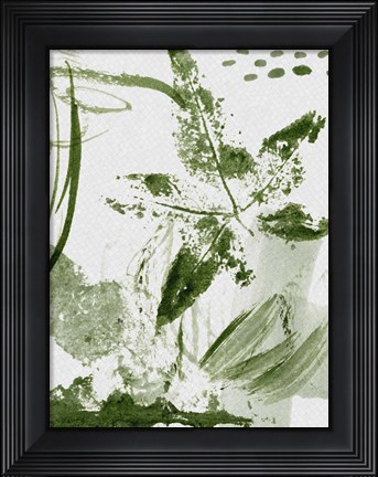 Framed Shades of Forest I Print