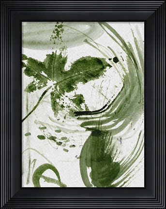 Framed Shades of Forest II Print