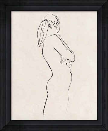 Framed Quiet Mind I Print