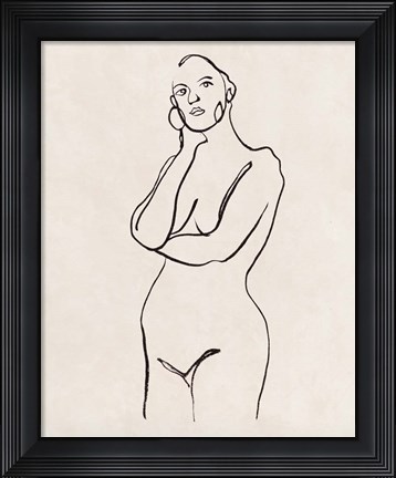 Framed Quiet Mind II Print