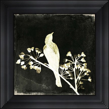 Framed Black Night III Print