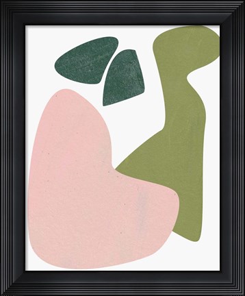 Framed Scattered Meadow I Print