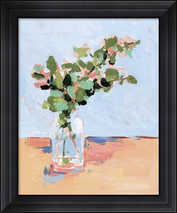 Framed Baby Blue Eucalyptus II Print