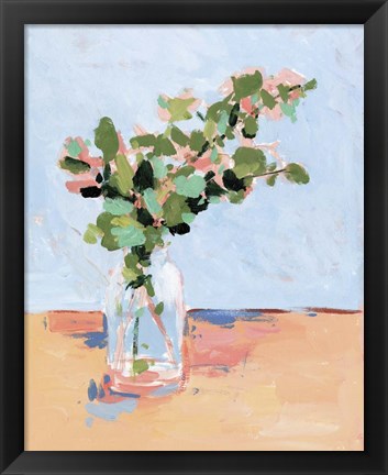 Framed Baby Blue Eucalyptus II Print