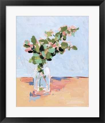 Framed Baby Blue Eucalyptus II Print