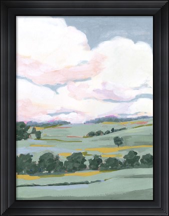 Framed Pastel View II Print