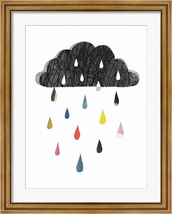 Framed Rainy Day Rainbow II Print