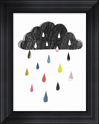 Framed Rainy Day Rainbow II Print