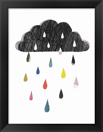 Framed Rainy Day Rainbow II Print