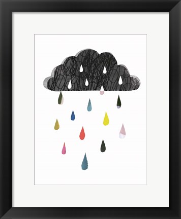 Framed Rainy Day Rainbow II Print