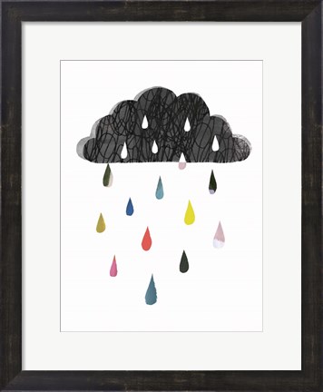 Framed Rainy Day Rainbow II Print