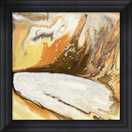 Framed Liquid Earth I Print