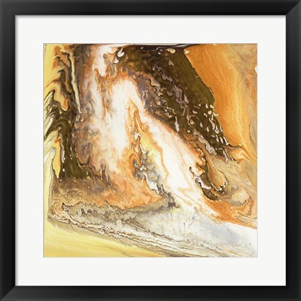 Framed Liquid Earth II Print