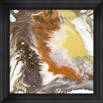 Framed Liquid Earth III Print