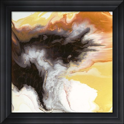 Framed Liquid Earth IV Print