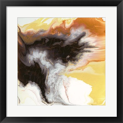 Framed Liquid Earth IV Print