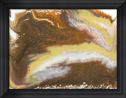 Framed Liquid Earth VII Print
