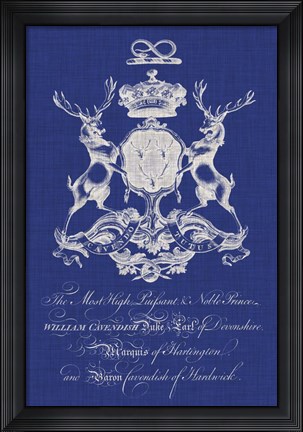 Framed Heraldry Pop II Print