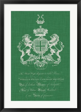 Framed Heraldry Pop III Print