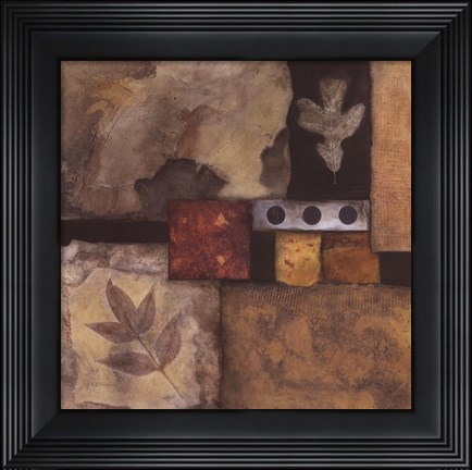 Framed Autumn Abstract I Print