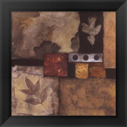 Framed Autumn Abstract I Print