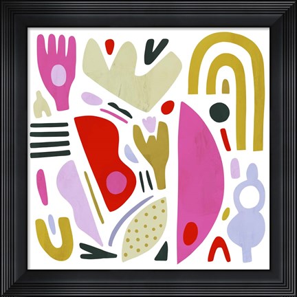 Framed la Carte I Print