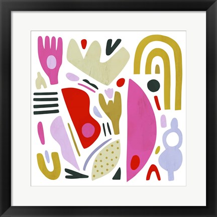 Framed la Carte I Print