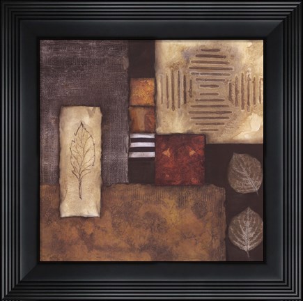 Framed Autumn Abstract II Print