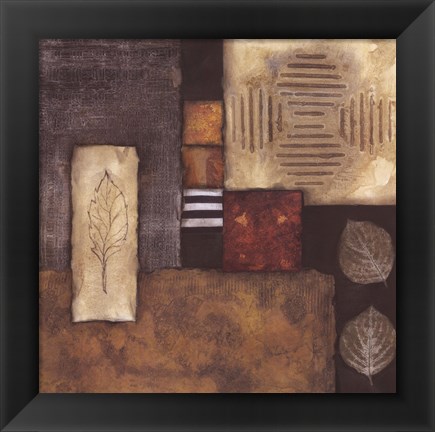 Framed Autumn Abstract II Print