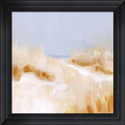 Framed Beach Grass Impression I Print