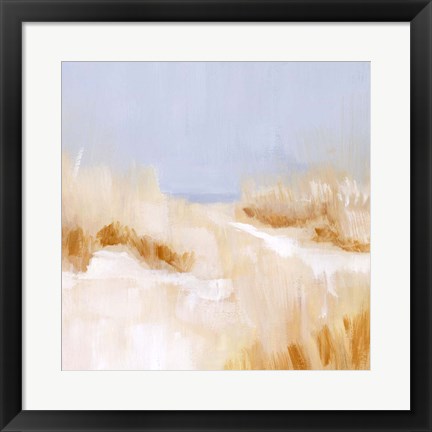 Framed Beach Grass Impression I Print