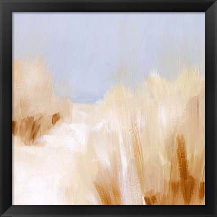 Framed Beach Grass Impression II Print