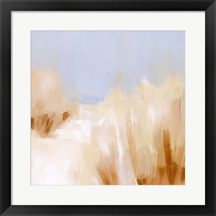 Framed Beach Grass Impression II Print