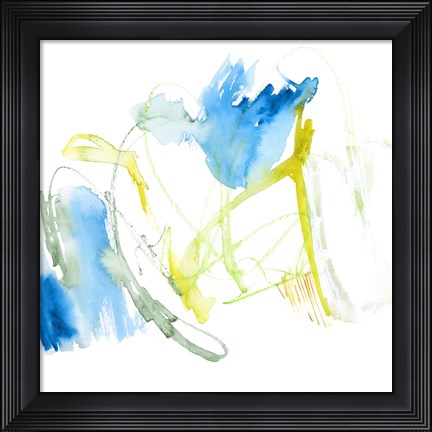 Framed Sea Scrawl I Print