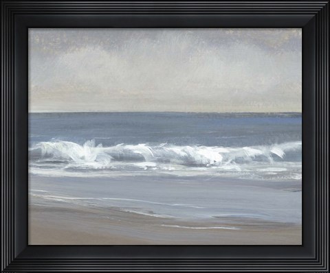 Framed Neutral Shoreline I Print
