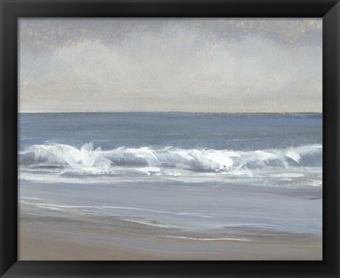 Framed Neutral Shoreline I Print