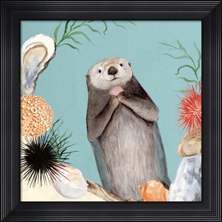 Framed Otter&#39;s Paradise II Print