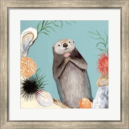 Framed Otter&#39;s Paradise II Print