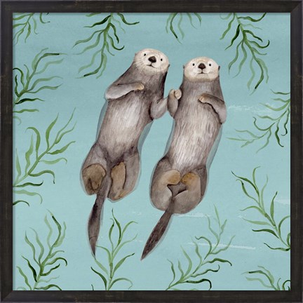 Framed Otter&#39;s Paradise III Print