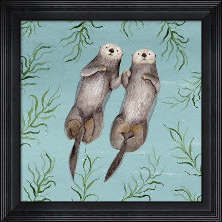 Framed Otter&#39;s Paradise III Print