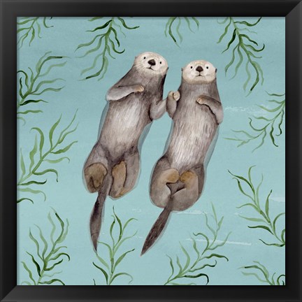 Framed Otter&#39;s Paradise III Print