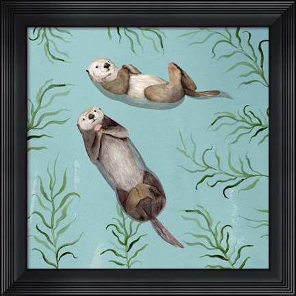 Framed Otter&#39;s Paradise IV Print